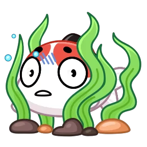 Стикер из набора Кои