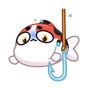 Стикер из набора Кои