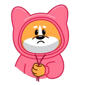 Стикер из набора Корги