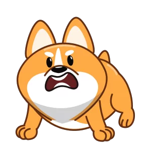 Стикер из набора Корги