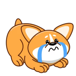 Стикер из набора Корги