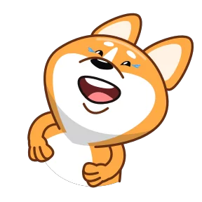 Стикер из набора Корги