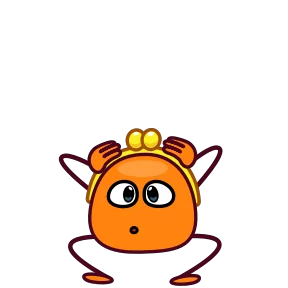 Стикер из набора Кошелёнок