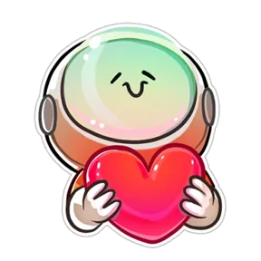 Стикер из набора Космонавт