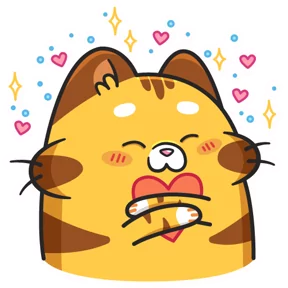 Стикер из набора Кот Батон