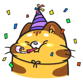 Стикер из набора Кот Батон