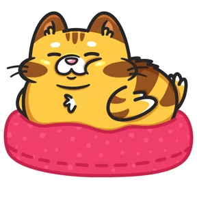 Стикер из набора Кот Батон