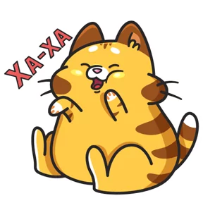 Стикер из набора Кот Батон