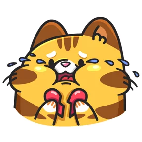 Стикер из набора Кот Батон