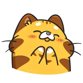 Стикер из набора Кот Батон