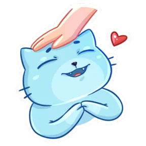 Стикер из набора Кот-привидение