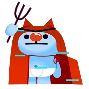 Стикер из набора Котище