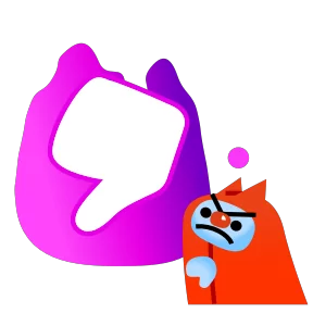 Стикер из набора Котище