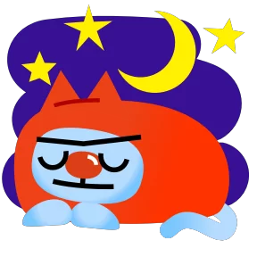 Стикер из набора Котище