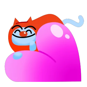 Стикер из набора Котище