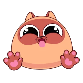 Стикер из набора Котя