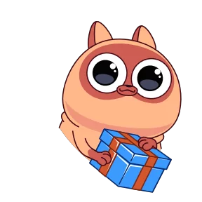 Стикер из набора Котя