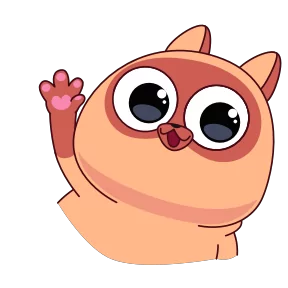 Стикер из набора Котя