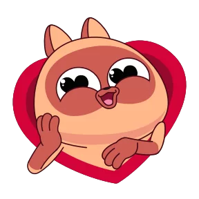 Стикер из набора Котя