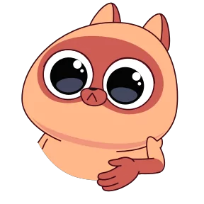 Стикер из набора Котя