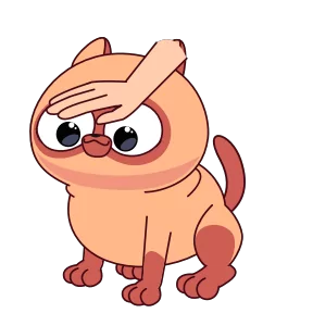 Стикер из набора Котя