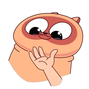 Стикер из набора Котя