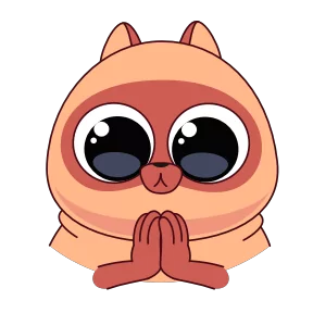 Стикер из набора Котя