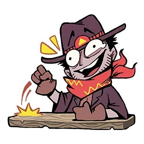 Стикер из набора Ковбой