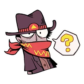 Стикер из набора Ковбой