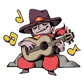 Стикер из набора Ковбой