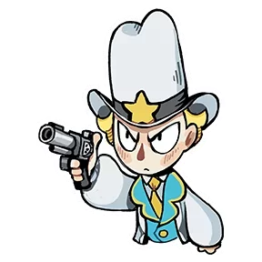 Стикер из набора Ковбой