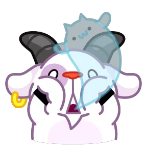 Стикер из набора Козёл