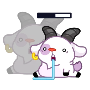 Стикер из набора Козёл