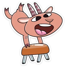 Стикер из набора Козёл