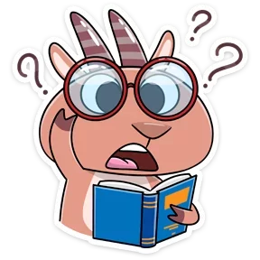 Стикер из набора Козёл