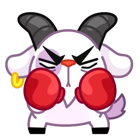 Стикер из набора Козёл