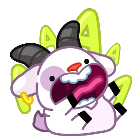 Стикер из набора Козёл