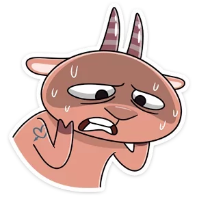 Стикер из набора Козёл