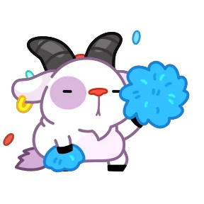 Стикер из набора Козёл