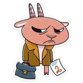 Стикер из набора Козёл