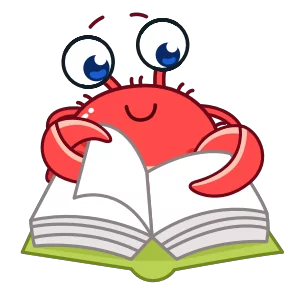 Стикер из набора Краб Рэдик