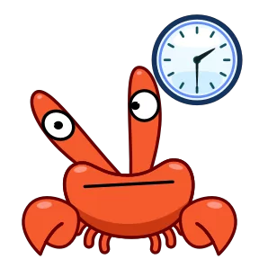 Стикер из набора Краб