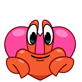 Стикер из набора Краб