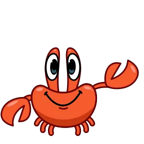 Стикер из набора Краб
