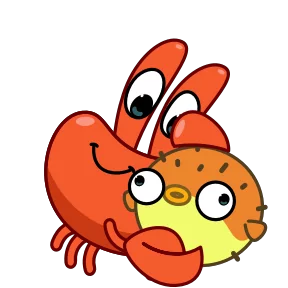 Стикер из набора Краб