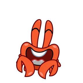 Стикер из набора Краб