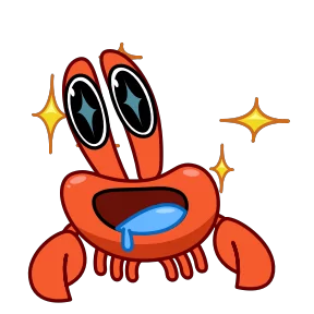 Стикер из набора Краб