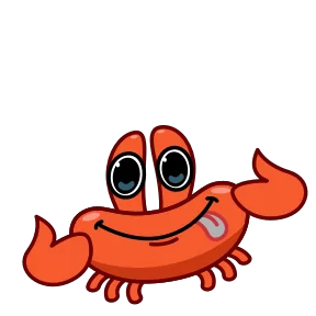 Стикер из набора Краб