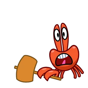 Стикер из набора Краб