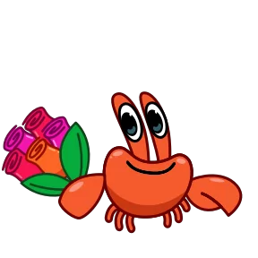 Стикер из набора Краб